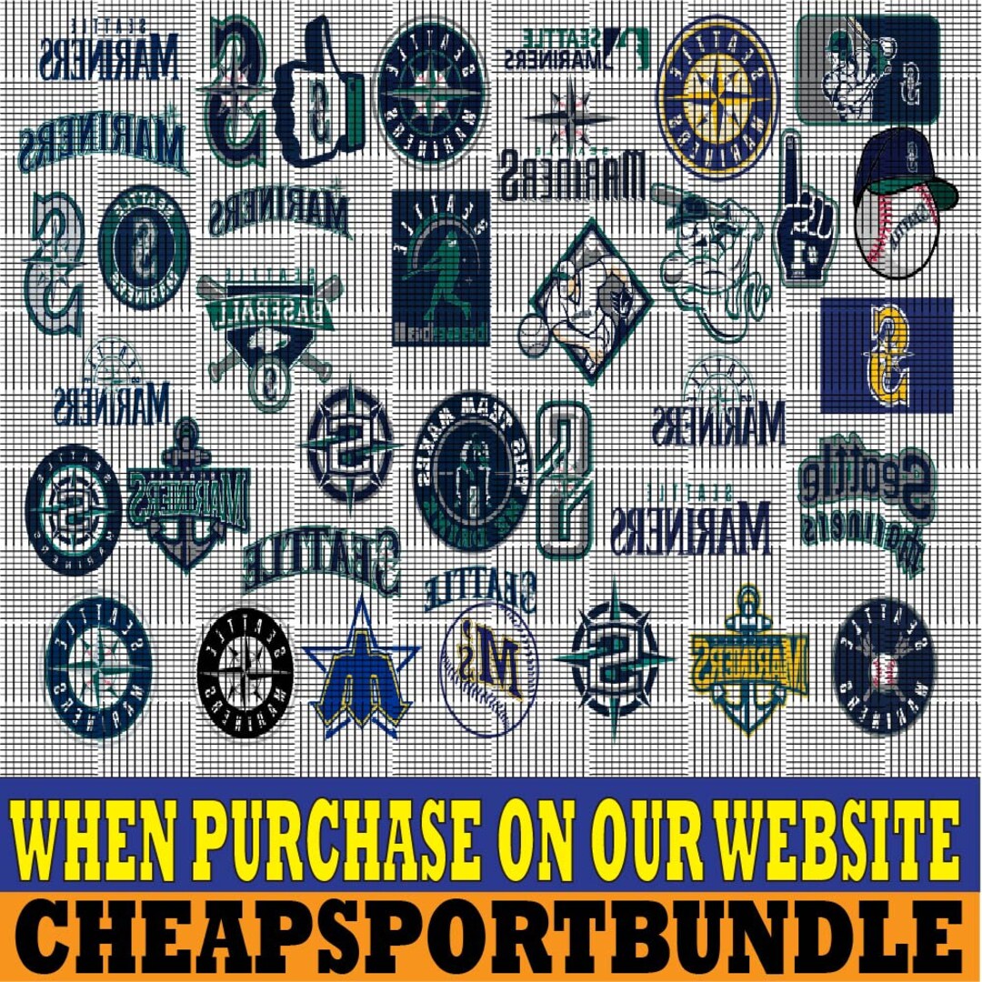 Seattlemariners Baseball Team Svg Seattlemariners Svg Etsy