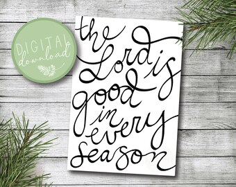 Christian Faith Card // Digital Christmas Card // Instant Download // Illustrated Greeting Cards // Religious Christmas Card