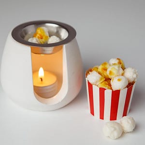 Popcorn-Törtchenkerzen