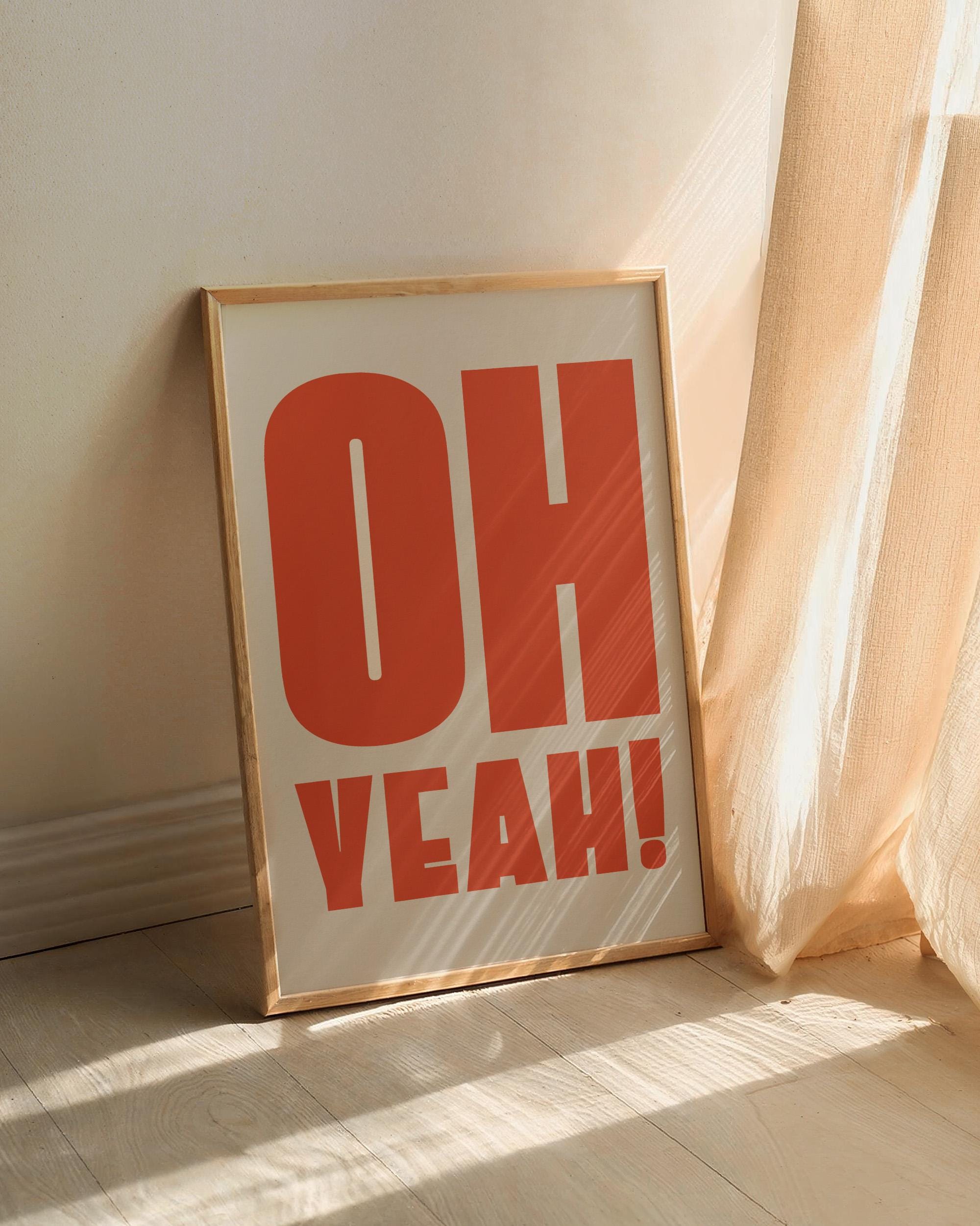 Oh Yeah - Etsy