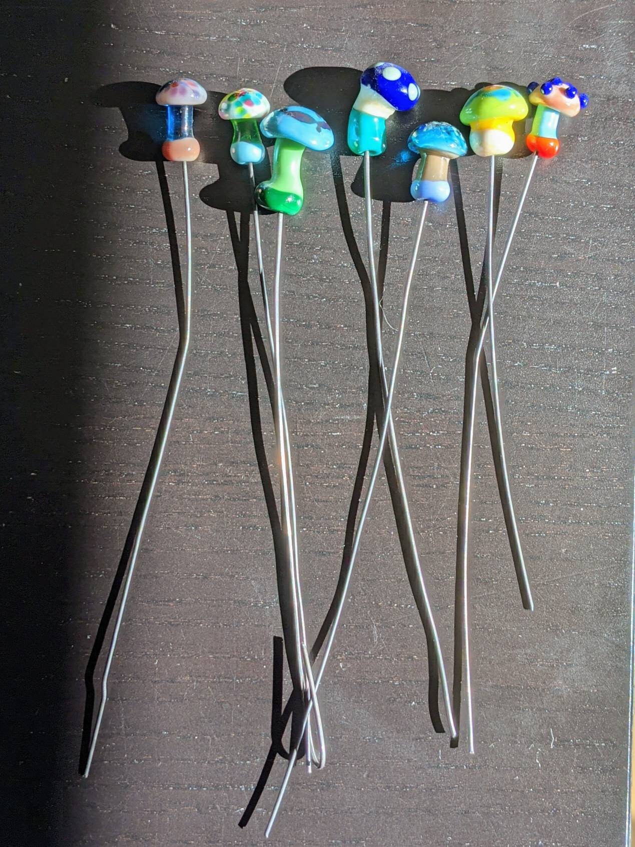 Glass Mushrooms, Garden Mushrooms, Garden Decorations, Decorative ...