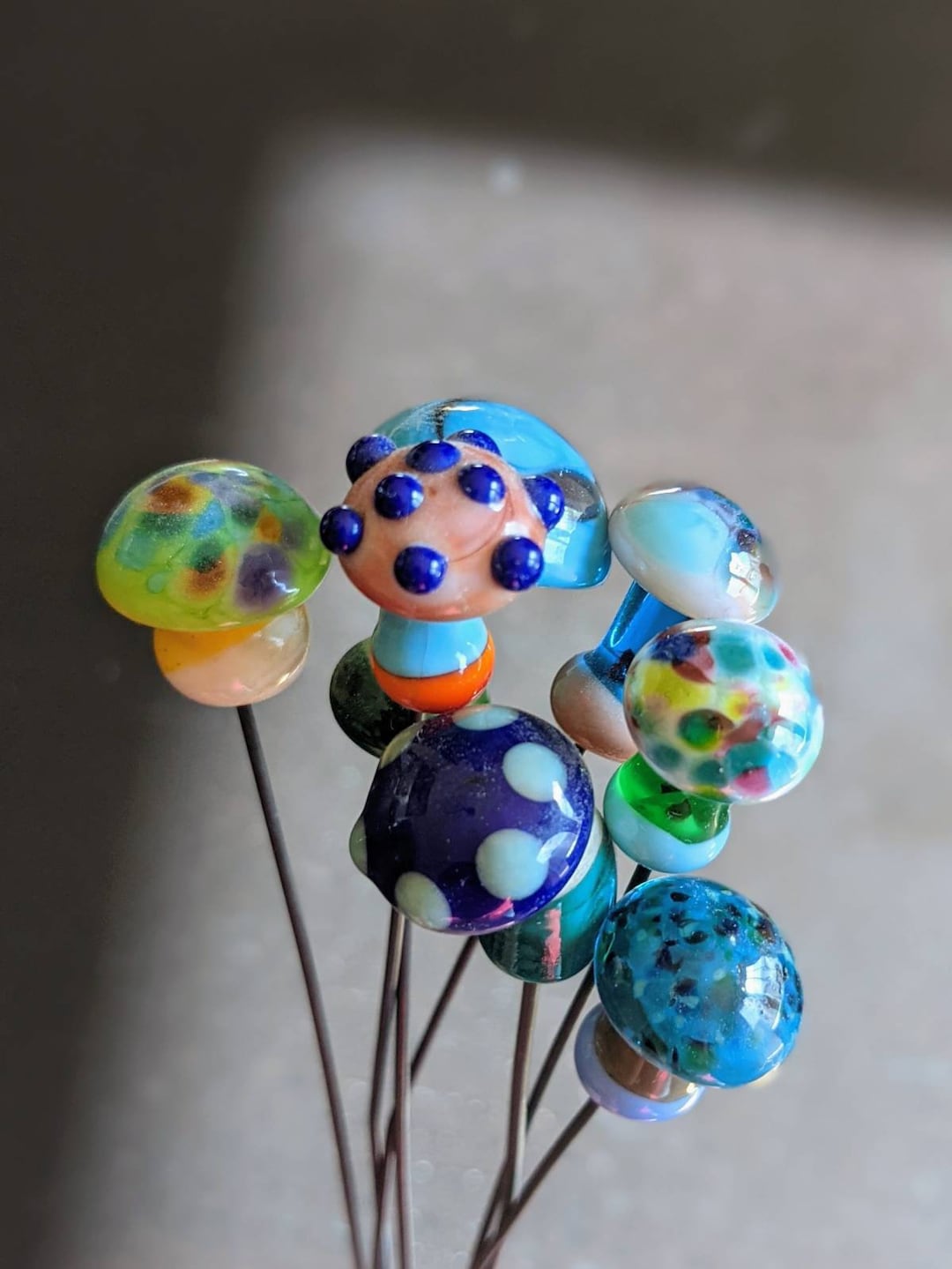 Glass Mushrooms, Garden Mushrooms, Garden Decorations, Decorative ...
