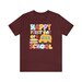 Cute and Funny Happy First Day of School Shirt. Back to School. Teacher ...