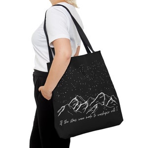 Si les étoiles ont été faites pour adorer, je ferai de même un sac fourre-tout, un verset biblique chrétien, des cadeaux religieux, un mélomane, des chefs de culte, basés sur la foi.