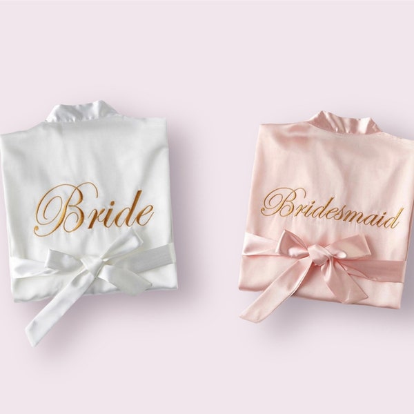 Morgenmantel Braut + Trauzeugin | Bride + Bridesmaid | Bademantel | Hochzeit