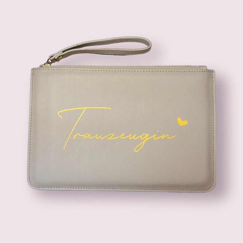 Personalisierte Clutch Brautgeschenk Handtasche für die Hochzeit Brauttasche Trauzeugin Brautmutter Bild 9