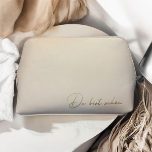 Personalisierte Kosmetiktasche mit Namen | Kulturtasche | Schminktasche | Geschenk