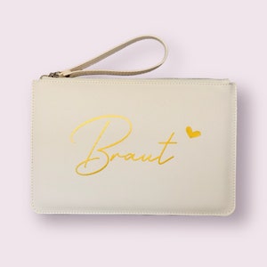 Personalisierte Clutch Brautgeschenk Handtasche für die Hochzeit Brauttasche Trauzeugin Brautmutter Bild 5