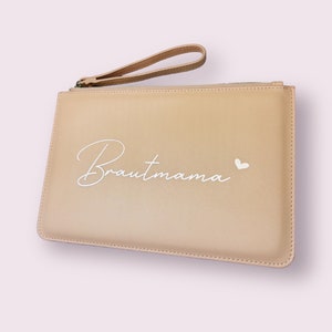 Personalisierte Clutch Brautgeschenk Handtasche für die Hochzeit Brauttasche Trauzeugin Brautmutter Bild 8