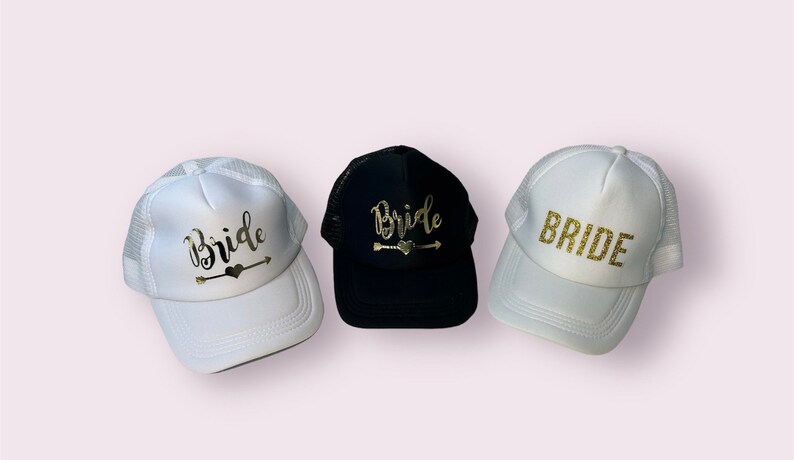 JGA baseball cap Bachelorette party Bride & Team Bride Squad JGA equipment Wedding image 3