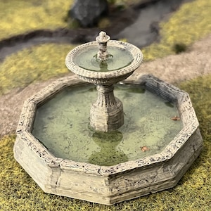 Fountain tabletop decoration for role-playing games, wargames