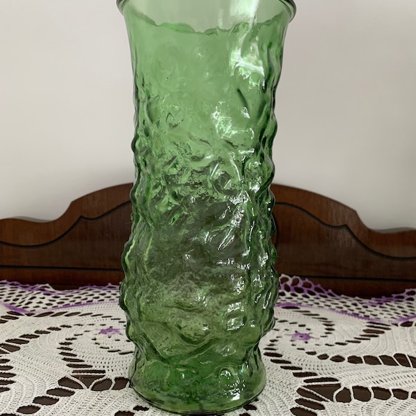 E.O.Brody Emerald Green Vase 8.75”