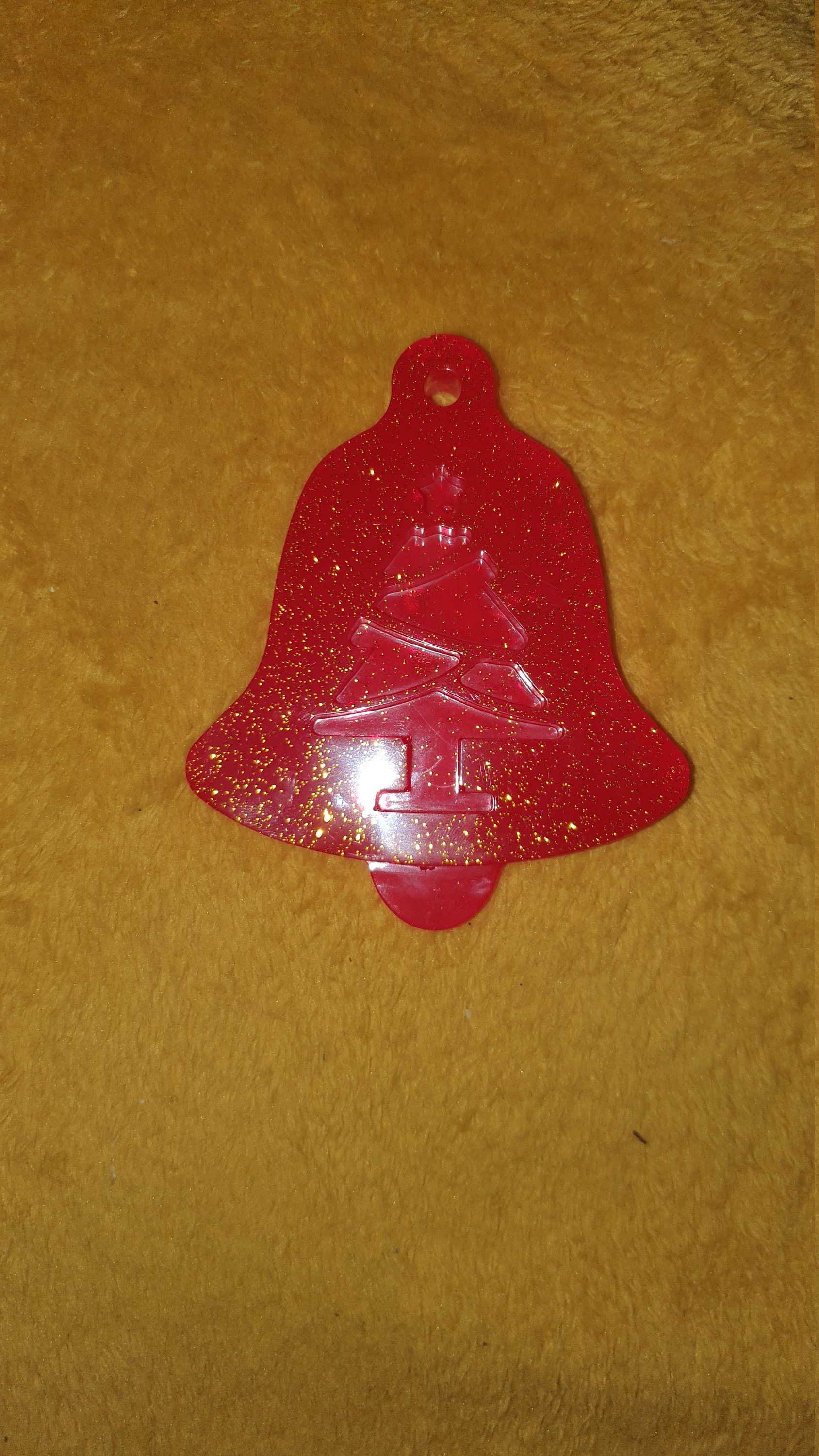 Cloche avec Sapin de Noël en Résine