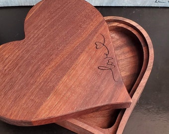 Heart Shaped Box Files; Carbide Create and SVG Files for CNC