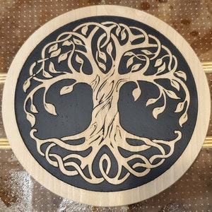 Tree of Life Sign Decor Files, Carbide Create and SVG for CNC