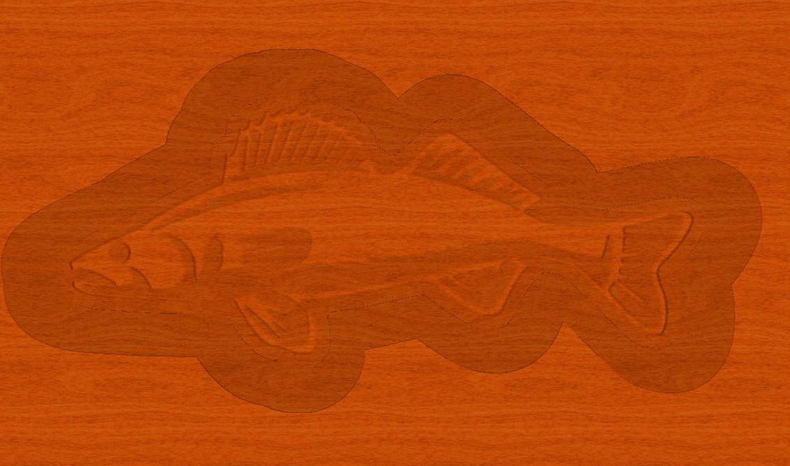 Walleye Cnc Router Files Carbide Create and SVG Walleye Fish Inlay Files for CNC - Etsy