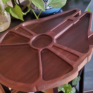 Space Ship Serving Tray CNC Files: SVG & Carbide Create (Digital Download)