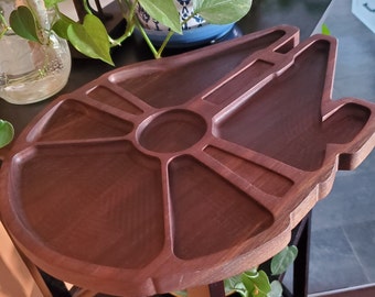 Space Ship Serving Tray Files, SVG and Carbide Create Files to make on your CNC