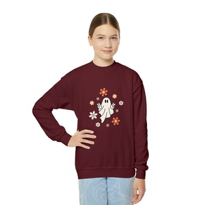 Groovy Ghost Youth Crewneck Sweatshirt