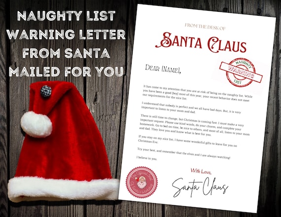 Dear Santa, am I on the naughty list?” (an honest reply from Santa himself)