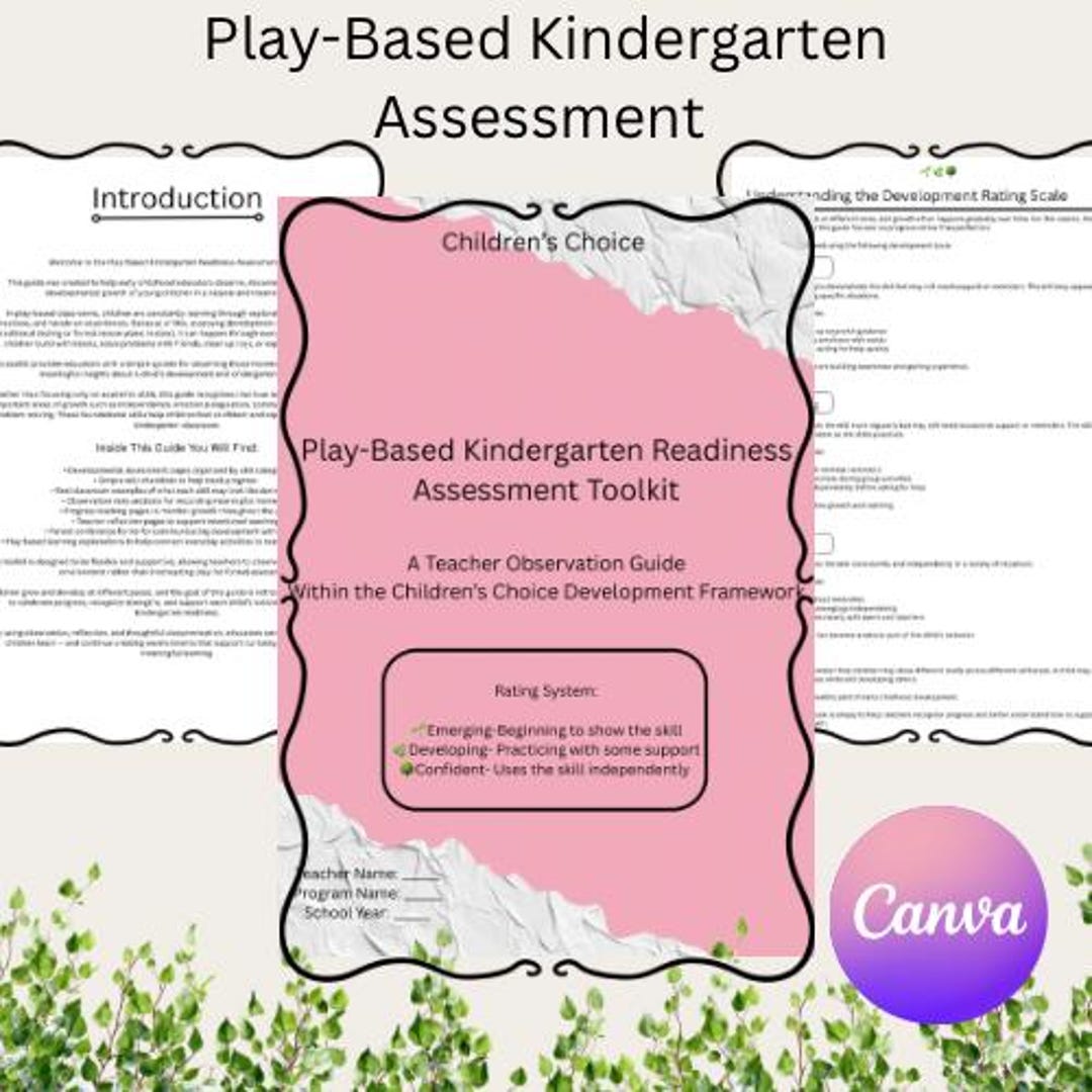 Play-based Child Assessment Toolkit - Etsy