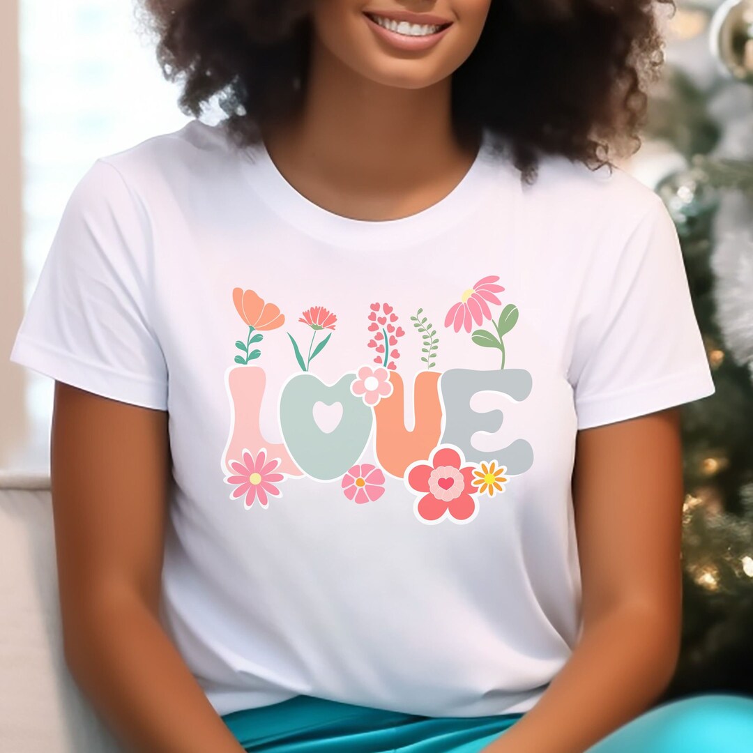 Love Sublimation Design Png Valentine Day Shirt PNG Retro Shirt Png ...