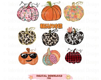 Pumpkin Design Png Bundle Sublimation Design, Pumpkin Bundle Png diy Digital Download, Pumpkin Clipart, Instant Download, FALL, THANKSGIVING