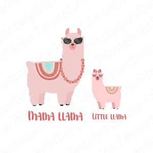 Mama llama svg, Little llama svg, Mama llama and Little llama png, Mommy and me svg, Mom and me svg, Mama and me svg, Matching shirts svg