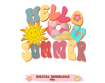 Summer png, sun smiley face, trendy sublimation mom shirt png, retro summer mama tshirt popular png, trendy distressed png, boho png