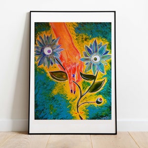 deadhand ART PRINTS &#39;TRANSPLANTED&#39; 9&quot;x12&quot; / Wall Art / Poster / Home Decor / Illustration/ Prints for Framing/ Decor