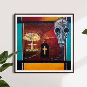 deadhand ART PRINTS &#39;The Apocalypse of Saint John&#39; 10&quot;x10&quot; / Wall Art / Poster / Home Decor / Illustration/ Prints for Framing/ Decor