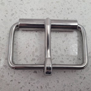 Stainless steel roller buckle- available in 2 inch, 2.5 inch, and 3 inch