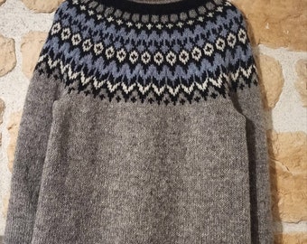 Pull Islandais Riddari pull scandinave laine pur