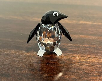 ヴィンテージボックス入りスワロフスキークリスタル - ペンギンの