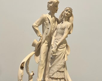 Guiseppe Armani Bride and Groom on Stairs #0475F