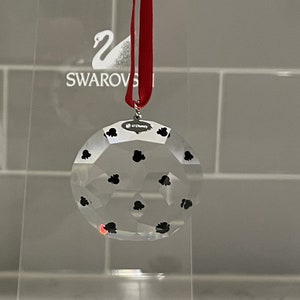 Swarovski Disney Advent Calendar-Clear Circle Mickey Profile Ornament