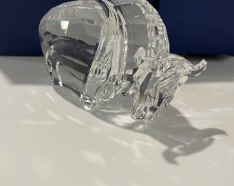 SWAROVSKI スワロフスキー バッファロー クリスタル アニマル 牛 SWAROVSKI スワロフスキー バッファロー クリスタル アニマル 牛