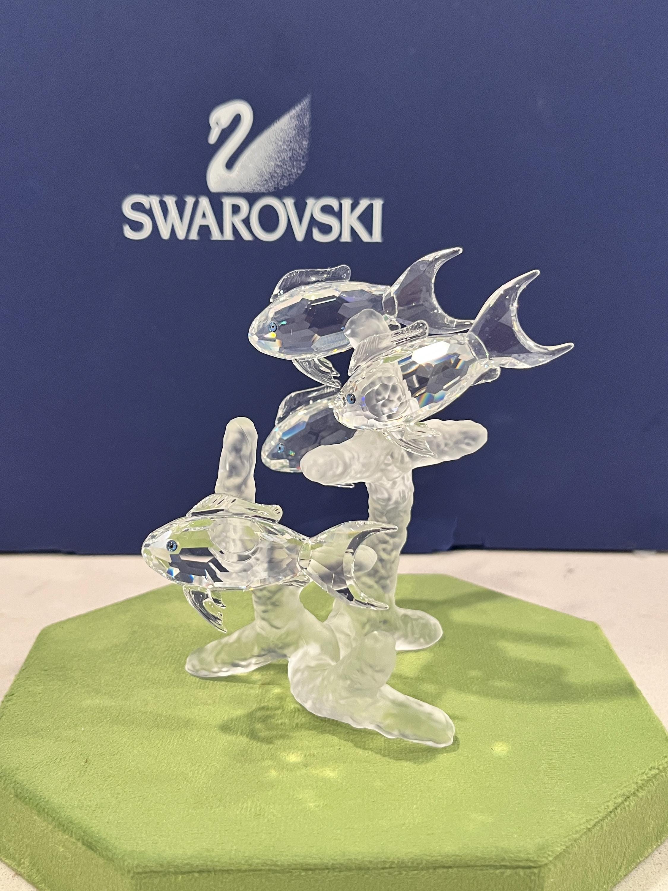 Swarovski crystal figurines fish - Etsy 日本