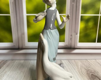 リヤドロ ガチョウと少女 #4815 - Etsy 日本