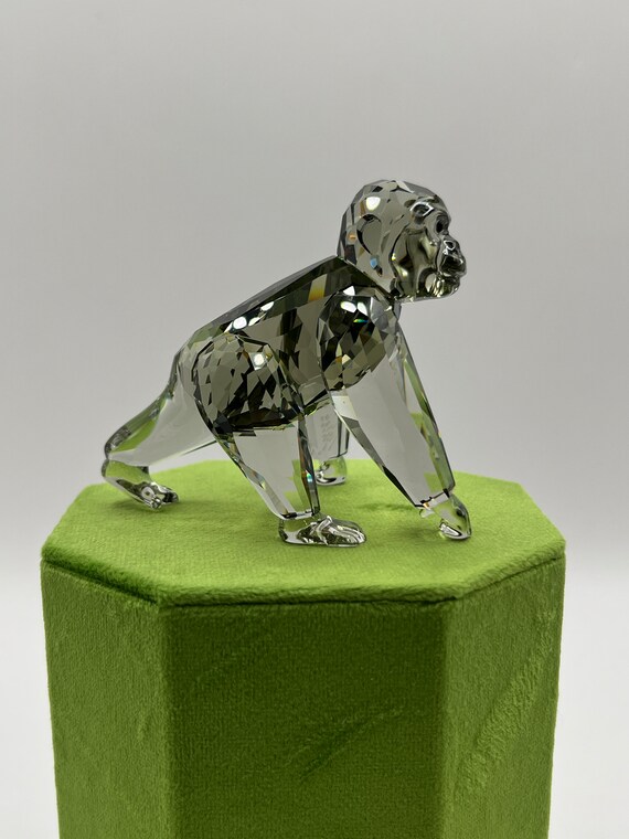 S190-1 SWAROVSKI スワロフスキー 2004年 チンパンジー 置物 Swarovski Baby Gorilla **signed** #955440 - Etsy