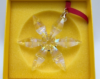 Swarovski Crystal Christmas Ornament 2010 / Tree Star Decoration