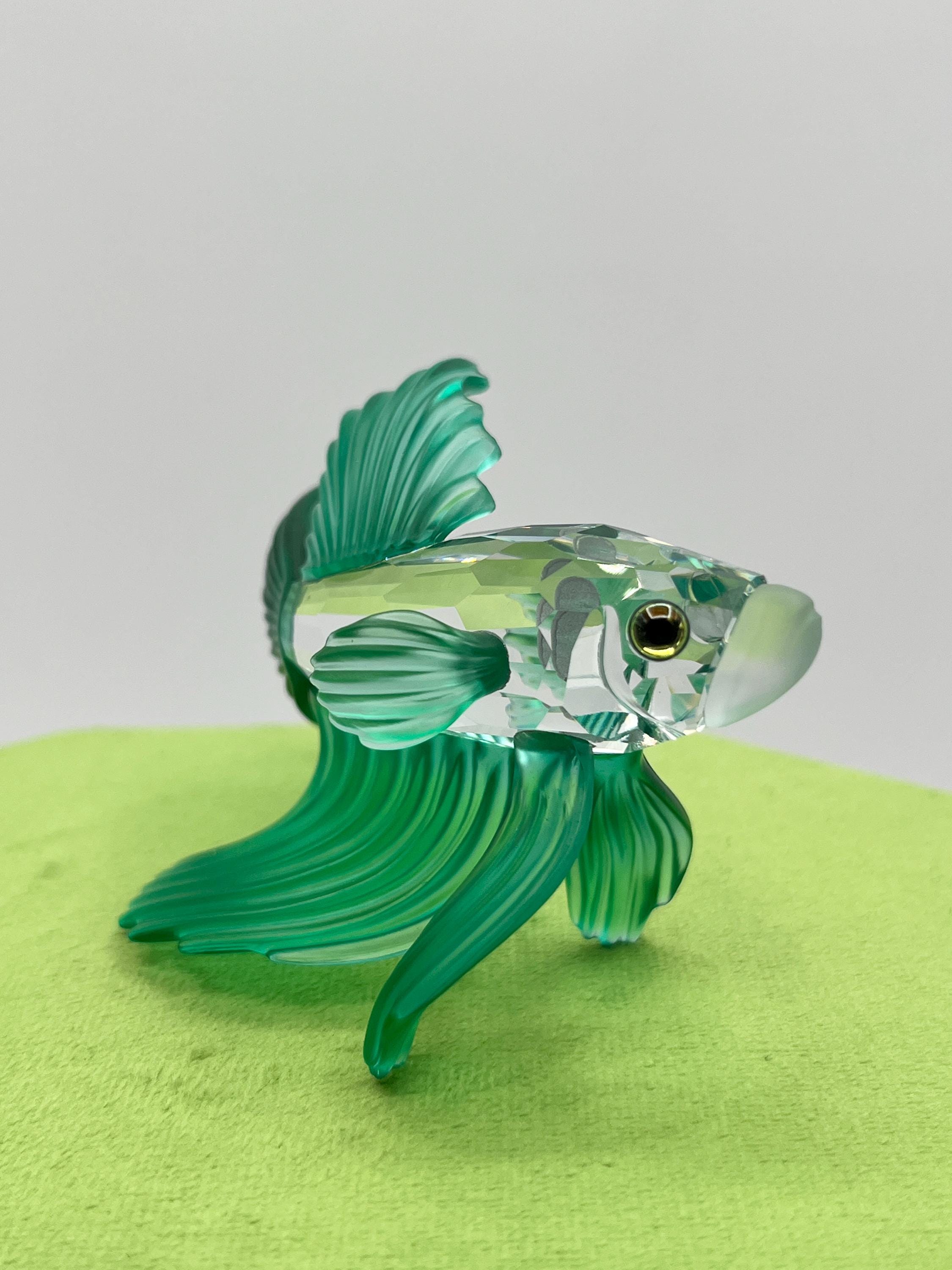 新品 ギャランティー付き スワロフスキー 『グリーンファイティング