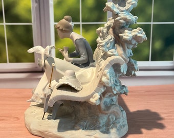 Lladro Feeding the Pigeons #5428 Matte Finish - Etsy