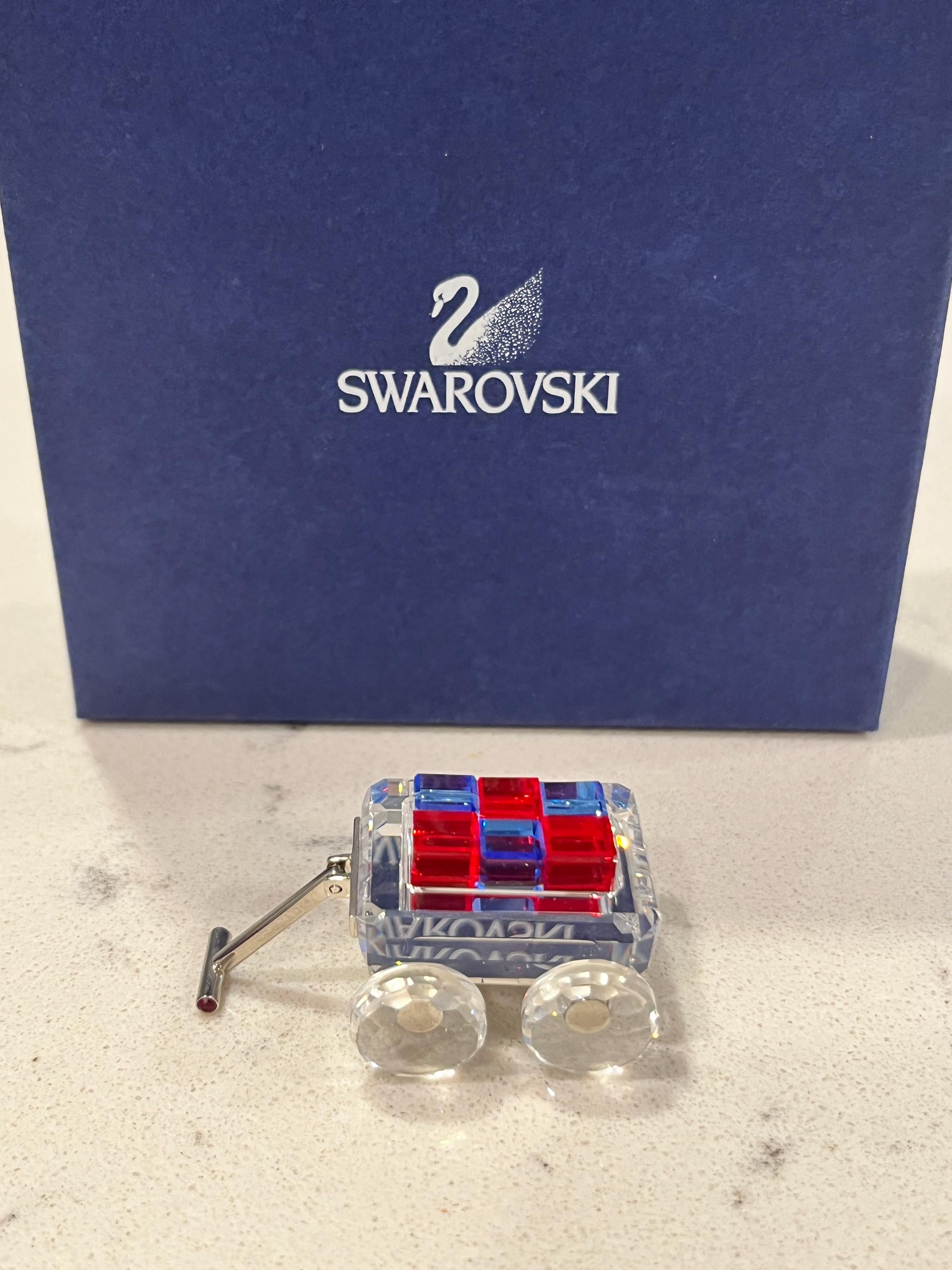 スワロフスキーの汽車 スワロフスキー 汽車 廃盤 置物 トレインセット 機関車 SWAROVSKI
