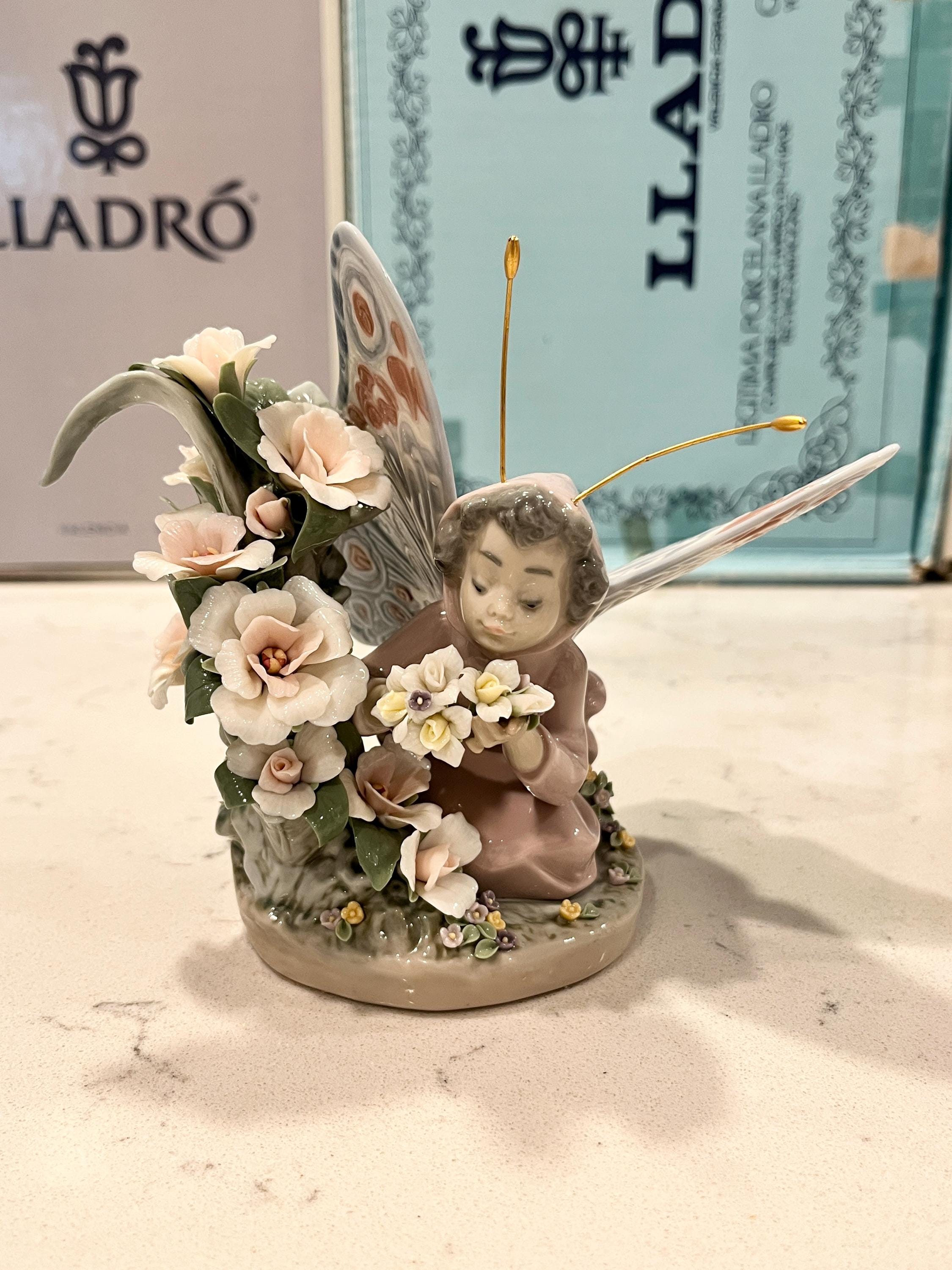 Lladro Floral Admiration #5853 Fairy Butterfly - Etsy