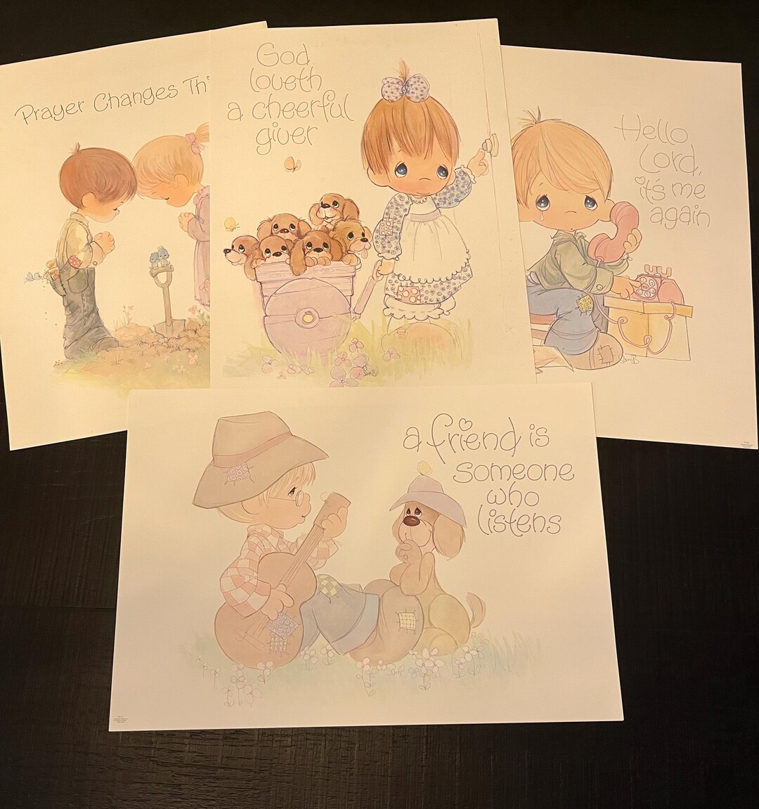 Precious Moments Wall Posters/art Various Images - Etsy