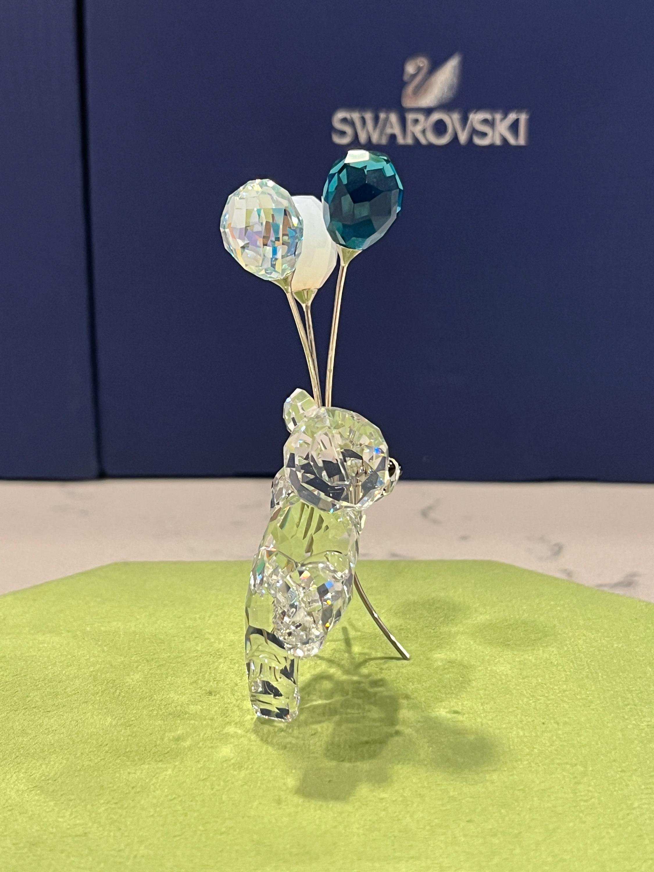 スワロフスキー クリスベア Balloons for You 置物 Swarovski Kris Bear Balloon for You #1016622 - Etsy