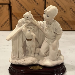 Boy With Dog Armani - Etsy