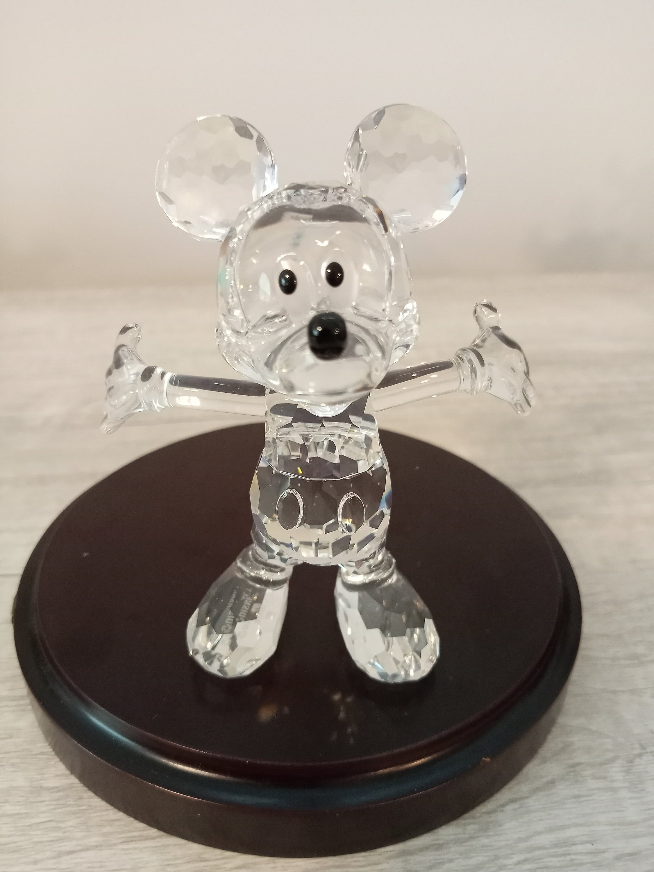 Mickey Mouseガラス製置物 期間限定値下げ Disney ミッキーマウス ガラス細工 置物