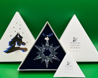 Swarovski 1996 Clear Christmas Ornament #9445-960-001 - Etsy